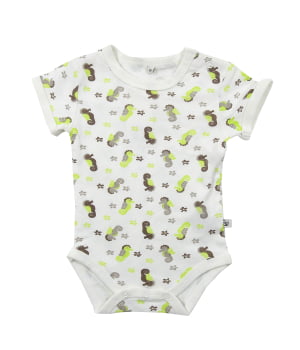 Κορμάκι Κοντομάνικο Εκρού Ιππόκαμποι