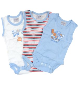 Σετ 3 Κορμάκια Αμάνικα