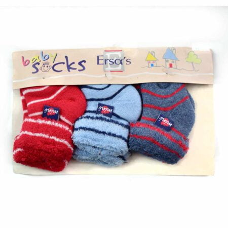 Καλτσάκια Νεογέννητου Πετσετέ 3τμχ
