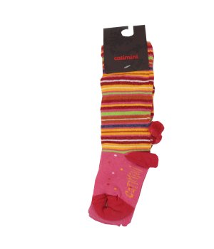 Καλσόν Βρεφικό Ριγέ με Πομ Πομ