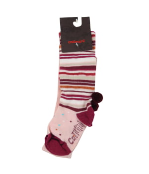 Καλσόν Βρεφικό Ριγέ με Πομ Πομ