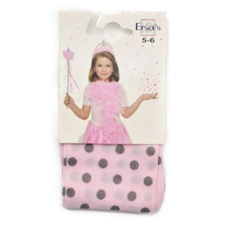 Καλσόν Ροζ με Ασημί Πουά