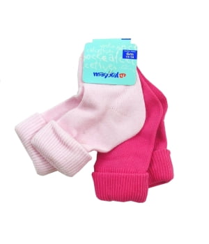 Σετ 2 Καλτσάκια Ροζ