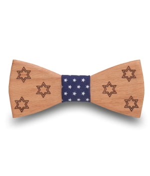 Ξύλινο Παπιγιόν Παιδικό Alonso Αστέρια Μπλε