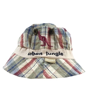 Βρεφικό Καπέλο με Γείσο Καρώ