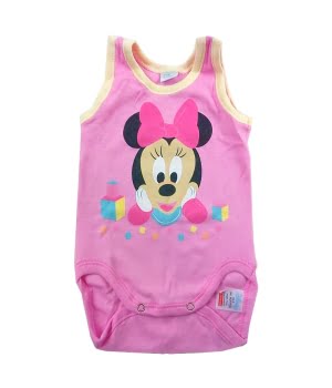 Φορμάκι Αμάνικο Baby Minnie Ροζ