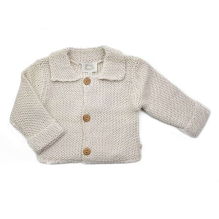 Βρεφική Ζακέτα Εκρού Πλεκτή