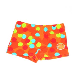 Μαγιό Πορτοκαλί Πουά