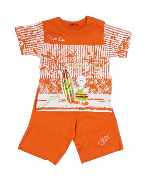 Σετ Βαμβακερό Πορτοκαλί
