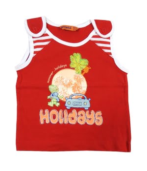 Αμάνικο Μπλουζάκι Κόκκινο