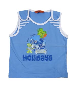 Αμάνικο Μπλουζάκι Σιέλ