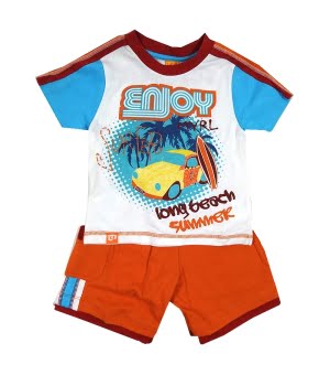 Σετ Βαμβακερό Πορτοκαλί