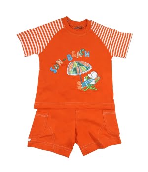 Σετ Βαμβακερό Πορτοκαλί