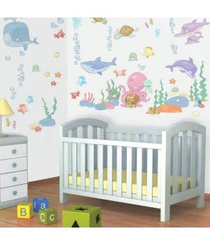 Αυτοκόλλητα Baby Under the Sea