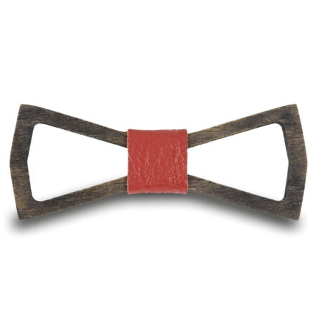 Ξύλινο Παπιγιόν Παιδικό Angel Old Black Κόκκινο