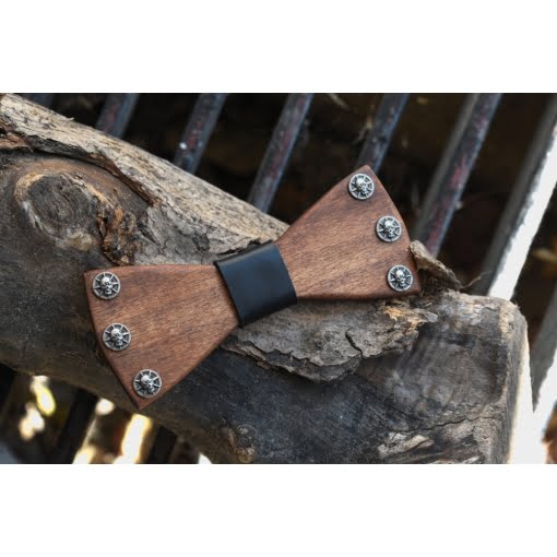 Ανδρικό Ξύλινο Παπιγιόν Rock - Image 2