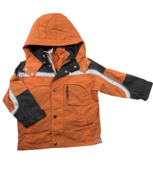 Μπουφάν Αδιάβροχο 2 σε 1 Πορτοκαλί