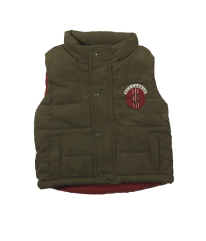 Αμάνικο Μπουφάν Λαδί