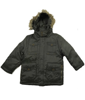 Μπουφάν Παιδικό 2 σε 1 Λαδί