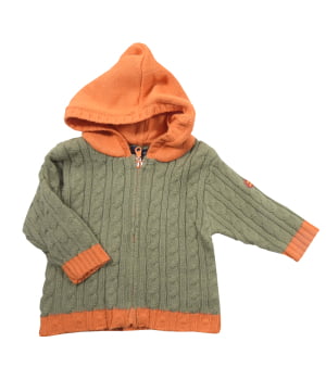Ζακέτα Πλεκτή Βρεφική Λαδί