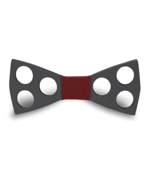 Ξύλινο Παπιγιόν Panama Μπορντό