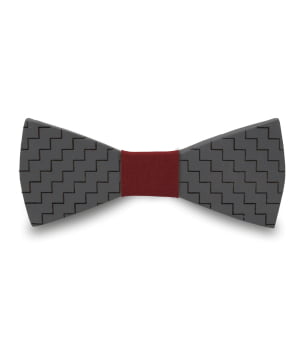 Ξύλινο Παπιγιόν Παιδικό ZigZag Grey