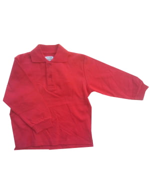 Παιδικό Μπλουζάκι Πόλο Κόκκινο