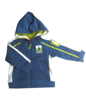 Ζακέτα Φούτερ με Κουκούλα Μπλε