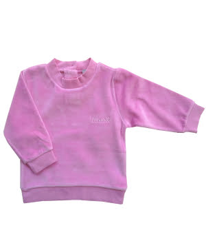 Βρεφικό Μπλουζάκι Βελουτέ Ροζ