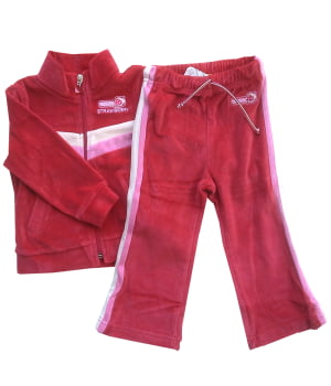 Παιδική Φόρμα Βελουτέ Κόκκινη