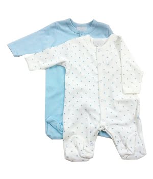 Φορμάκι Νεογέννητου Βαμβακερό Αστεράκια 2 τεμάχια