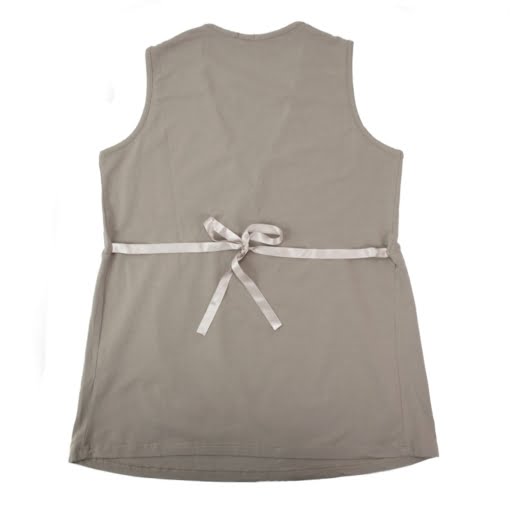 Αμάνικη Μπλούζα Εγκυμοσύνης Μπεζ - Image 3