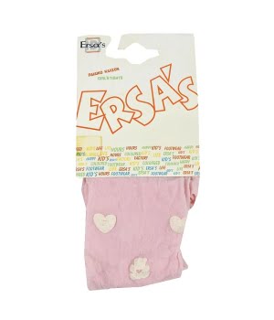 Καλσόν Βρεφικό Ροζ Καρδούλες & Αρκουδάκια