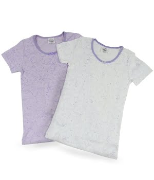 Φανελάκια Μωβ Σετ 2τμχ