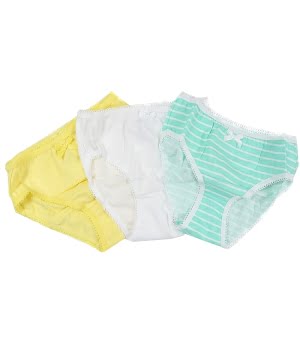 Σετ 3 Εσώρουχα για Κοριτσάκι Κίτρινο