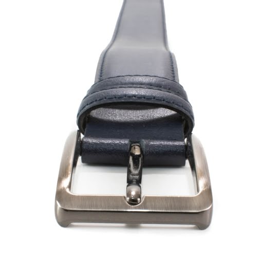 Δερμάτινη Ζώνη Γαμπριάτικη Μπλε - Image 3