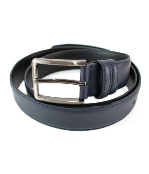 Δερμάτινη Ζώνη Γαμπριάτικη Μπλε