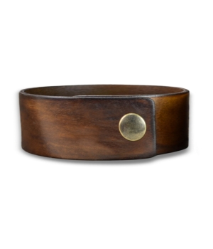 Βραχιόλι Δερμάτινο Καρυδί