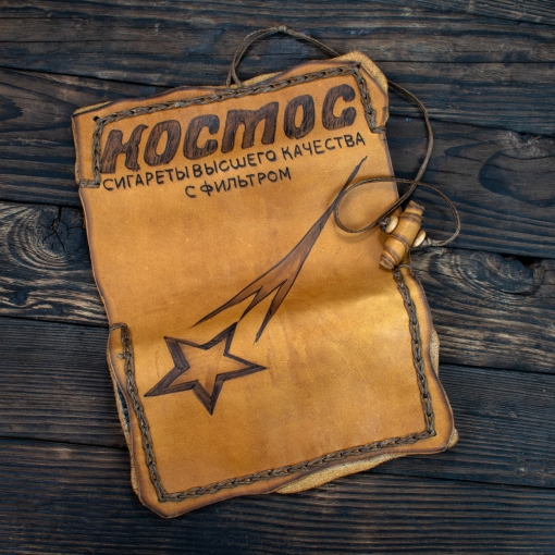 Καπνοθήκη Χειροποίητη Δερμάτινη Πυρογραφία Προσωποποιημένη - Image 9