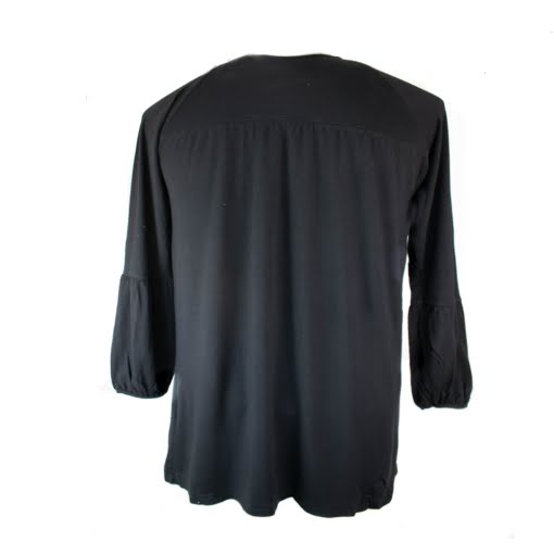 Μπλούζα Εγκυμοσύνης Μαύρη - Image 3