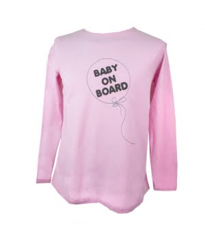 Μπλούζα Εγκυμοσύνης Ροζ