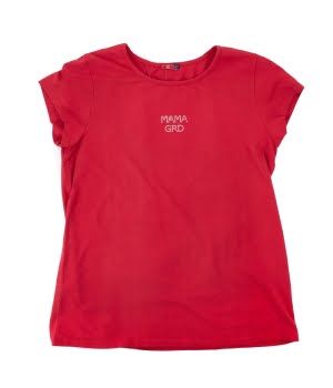 T-shirt Εγκυμοσύνης Κόκκινο