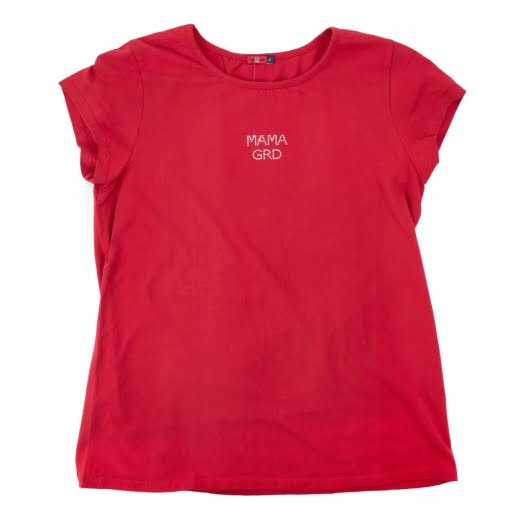 T-shirt Εγκυμοσύνης Κόκκινο
