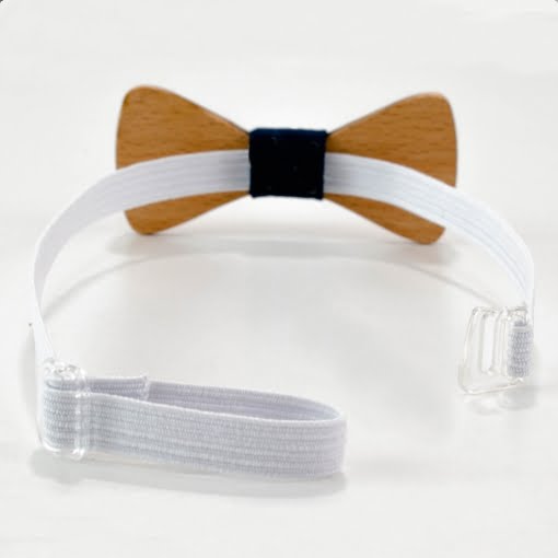 Βρεφικό Μπεμπέ Ξύλινο Παπιγιόν  Μικρός Πρίγκιπας Γαλάζιο - Image 2