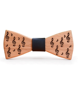 Ξύλινο Παπιγιόν Music Μαύρο