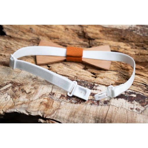 Ξύλινο Παπιγιόν Παιδικό Μικρός Πρίγκιπας Πορτοκαλί - Image 2