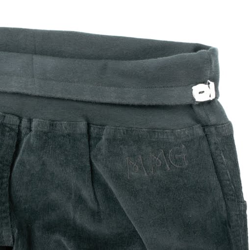 Παντελόνι Εγκυμοσύνης Βελουτέ Κοτλέ Μαύρο - Image 3