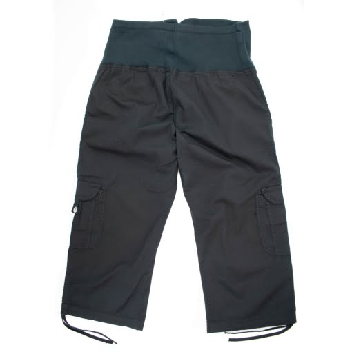 Παντελόνι Εγκυμοσύνης Καμπαρντίνα Κάπρι Μαύρο - Image 3