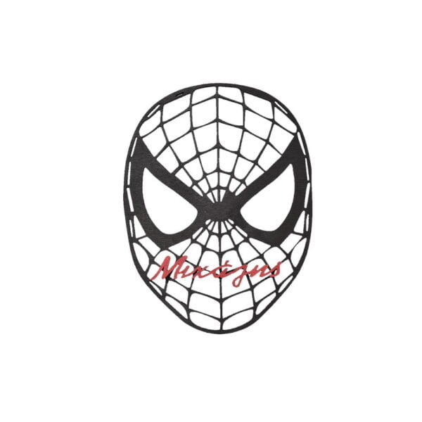 Ξύλινη Πινακίδα για την Πόρτα του Παιδικού Δωματίου με Όνομα Spiderman - Image 3