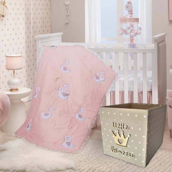 Κουτί Αποθήκευσης Με Ξύλινο Διακοσμητικό Στέμμα Little Princess - Image 2